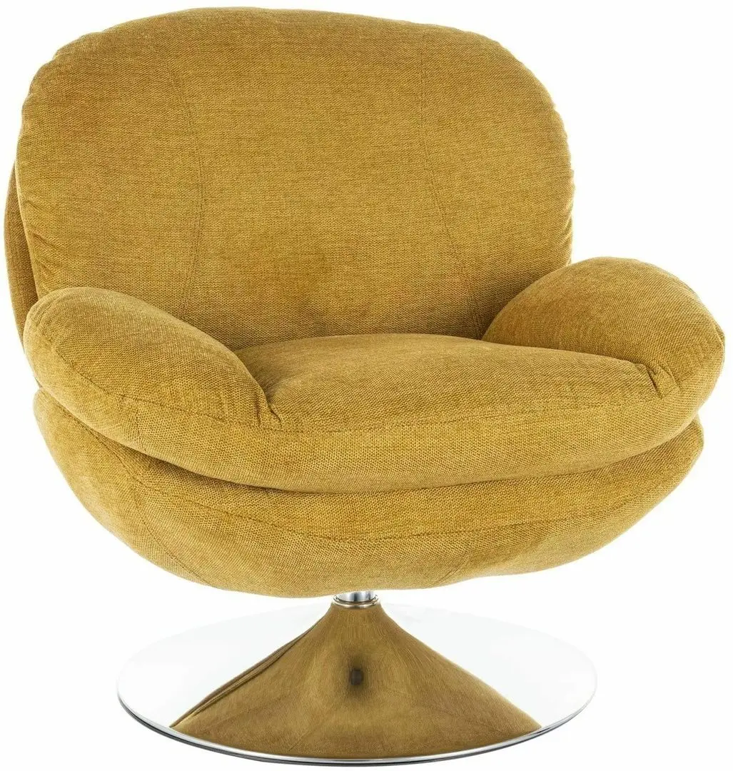 Кресло Signal Brigitte Brego 68 (Curry/Chrome) - 5