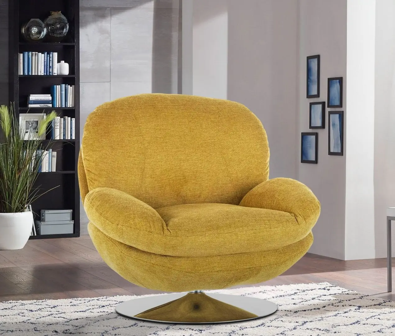 Кресло Signal Brigitte Brego 68 (Curry/Chrome)