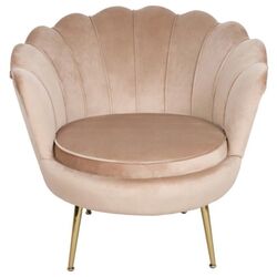 Fotoliu Signal Camellia 1 Bluvel 28 (Beige/Gold) Thumb