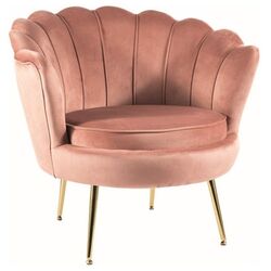 Кресло Signal Camellia 1 Bluvel 52 (Antique Pink/Gold) Thumb