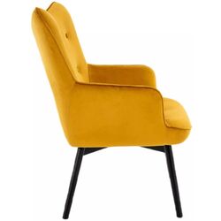 Fotoliu Signal Carmen Bluvel 68 (Curry/Black Matt) Thumb