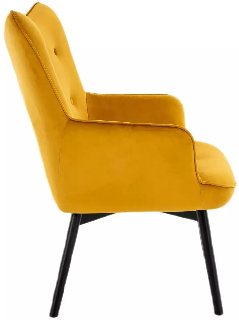 Fotoliu Signal Carmen Bluvel 68 (Curry/Black Matt) - 5