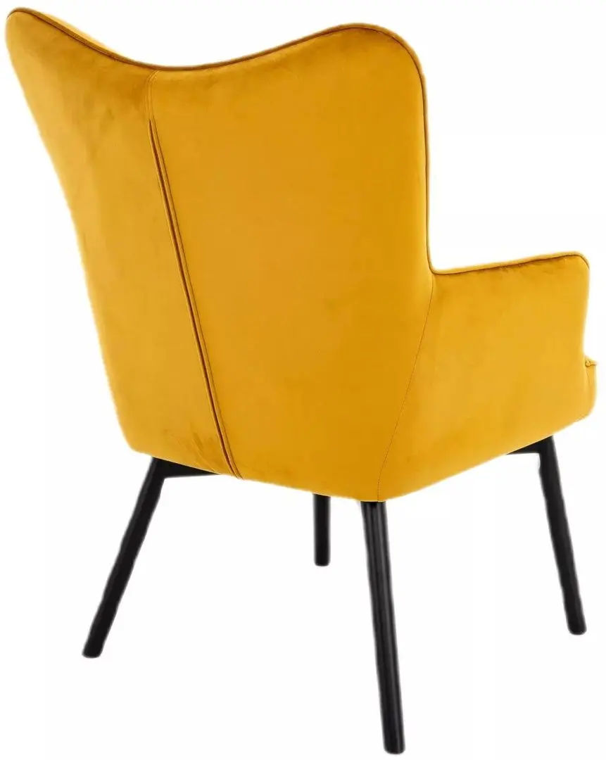 Fotoliu Signal Carmen Bluvel 68 (Curry/Black Matt) - 6