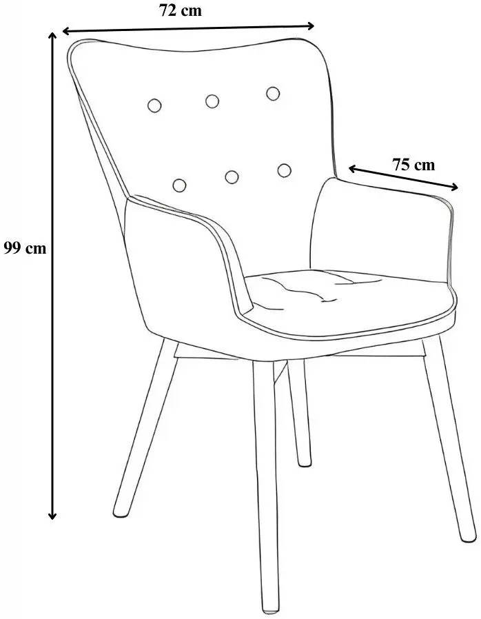 Кресло Signal Carmen Velvet (Gray)