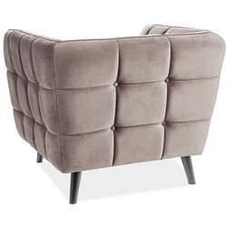 Fotoliu Signal Castello 1 Bluvel 28 (Beige/Wenge) Thumb