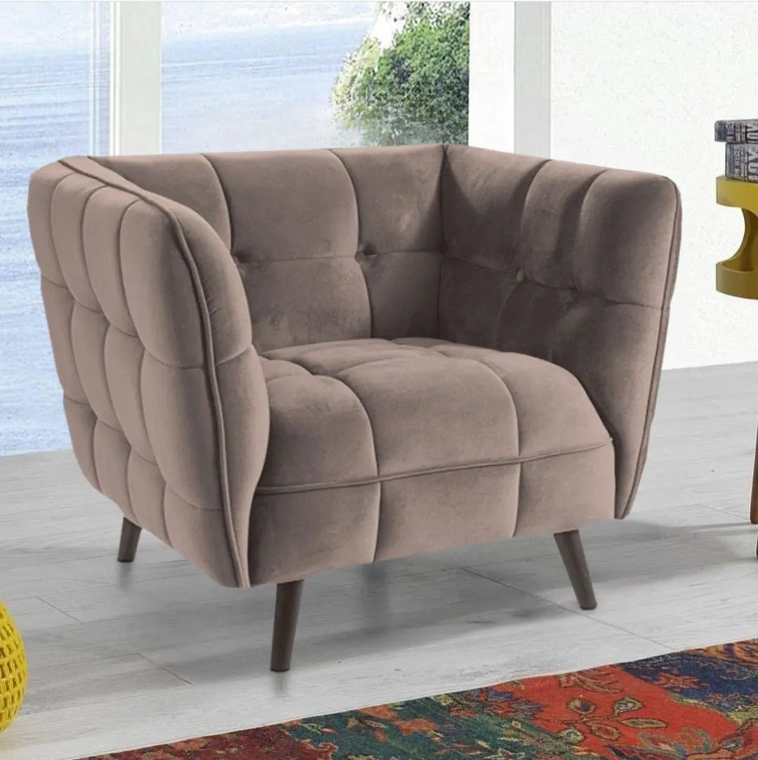 Fotoliu Signal Castello 1 Bluvel 28 (Beige/Wenge)