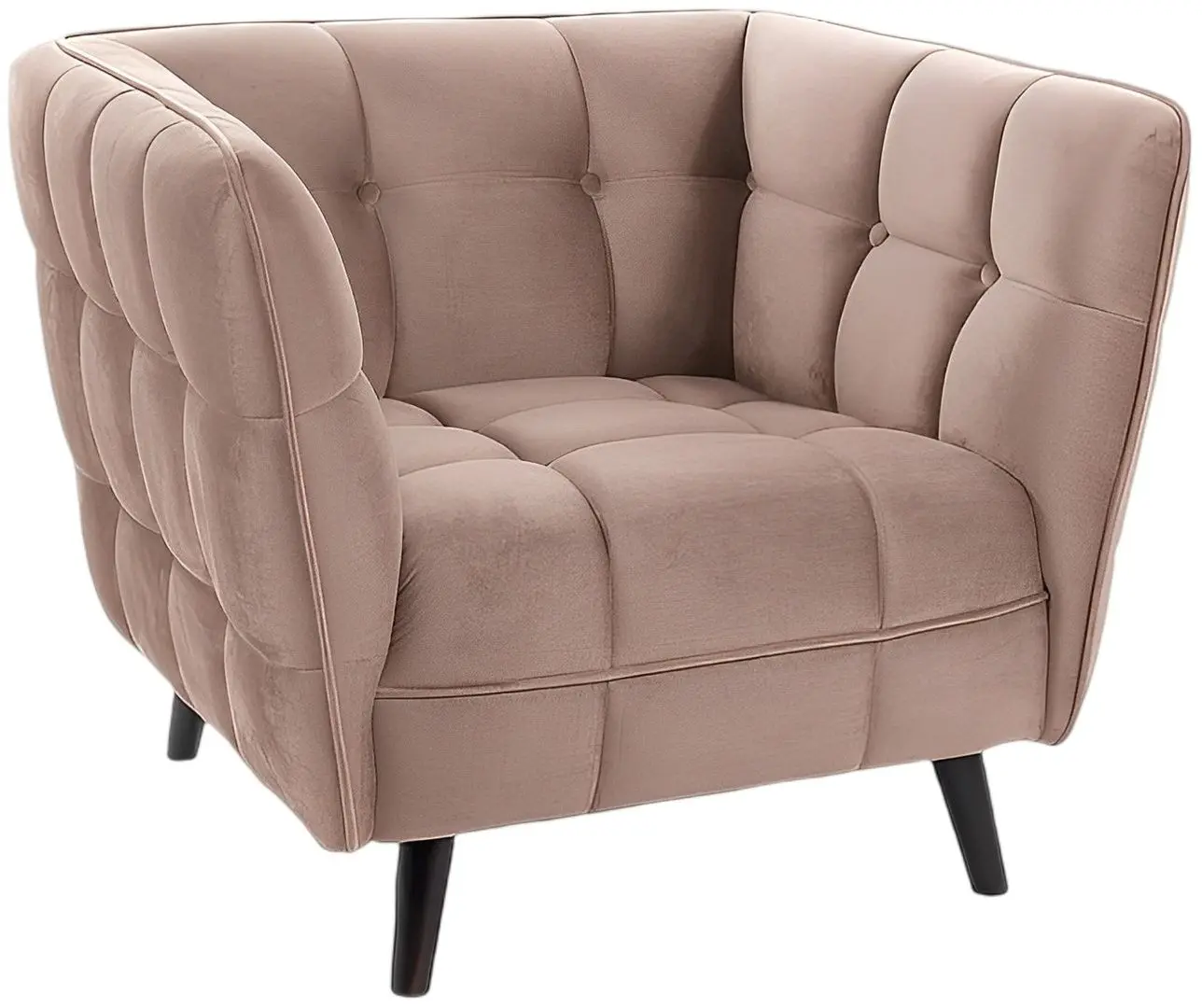 Кресло Signal Castello 1 Velvet (Beige Dark/Wenge)