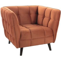 Fotoliu Signal Castello 1 Velvet (Cinnamon/Wenge)