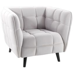 Fotoliu Signal Castello 1 Velvet (Gray Light/Wenge)