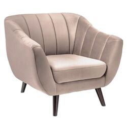 Fotoliu Signal Elite 1 Velvet (Beige/Wenge)