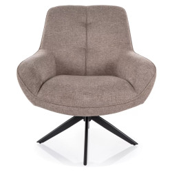 Кресло Signal Hana Brego 34 (Beige/Black) Thumb