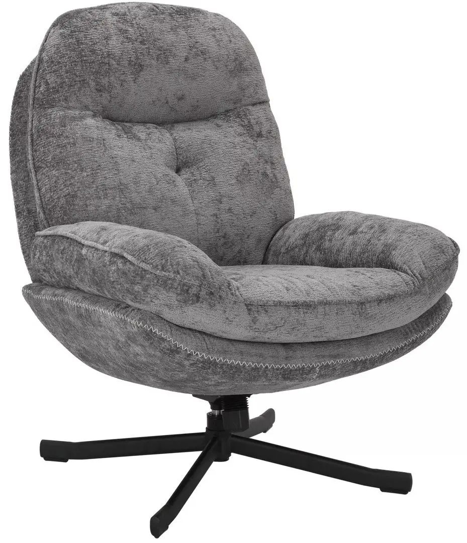 Fotoliu Signal Harper (Grey/Black)