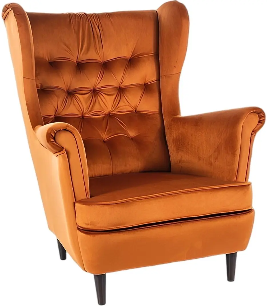 Fotoliu Signal Harry Velvet (Cinnamon/Wenge)