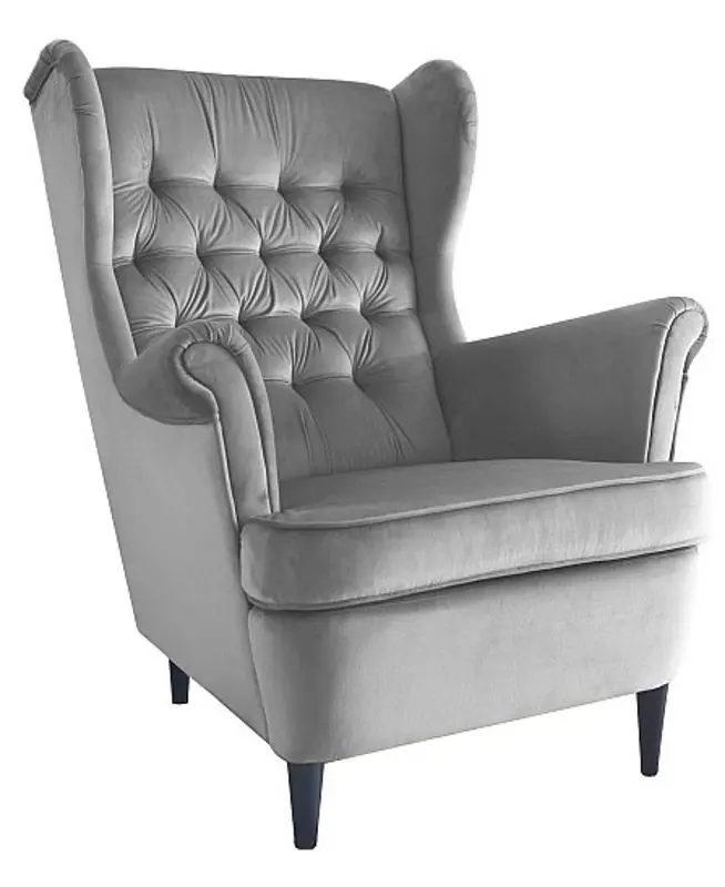 Fotoliu Signal Harry Velvet (Gray/Wenge)