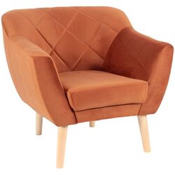 Fotoliu Signal Karo 1 Velvet (Cinnamon/Beech)