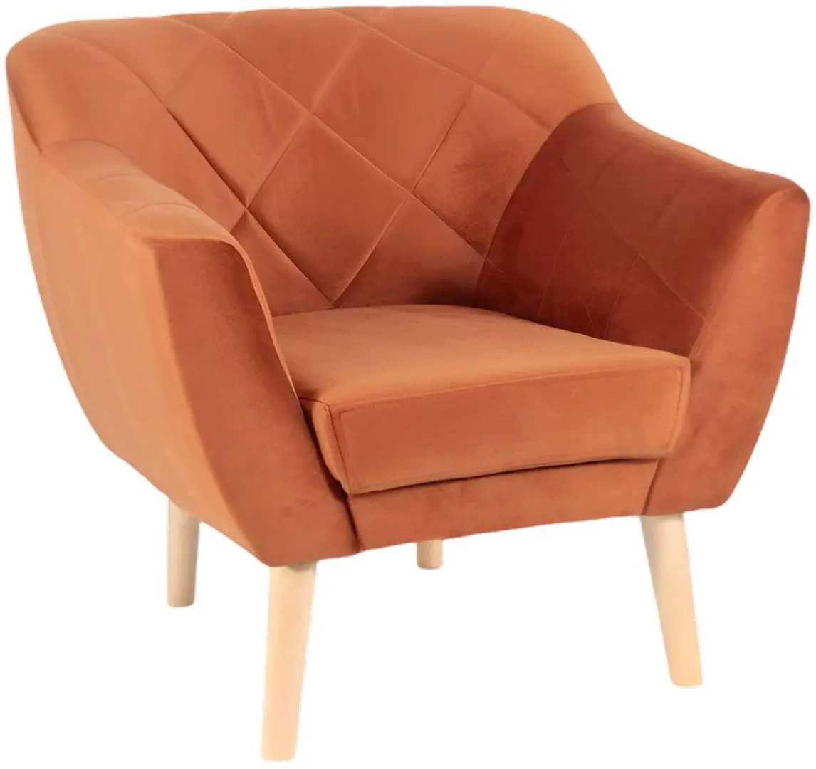 Кресло Signal Karo 1 Velvet (Cinnamon/Beech)
