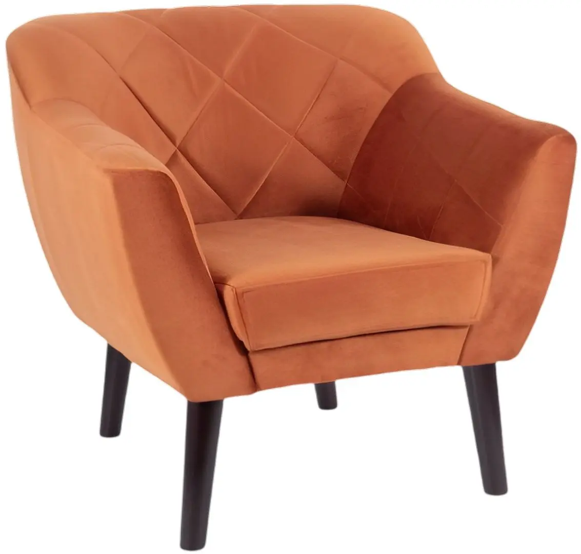 Fotoliu Signal Karo 1 Velvet (Cinnamon/Wenge)