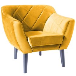 Fotoliu Signal Karo 1 Velvet (Curry/Wenge)