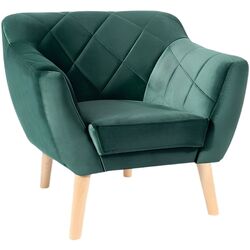 Fotoliu Signal Karo 1 Velvet (Green/Beech)