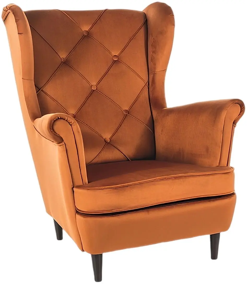 Кресло Signal Lady Velvet (Cinnamon/Wenge)