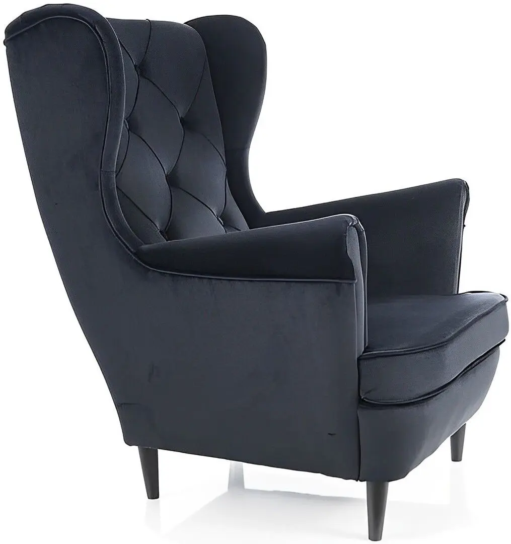 Кресло Signal Lady Velvet (Gray Light/Wenge)