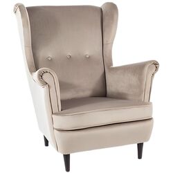 Fotoliu Signal Lord Velvet (Beige Dark/Wenge)