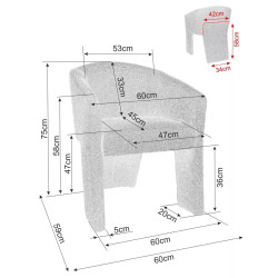 Fotoliu Signal Nelly Brego 34 (Beige) Thumb
