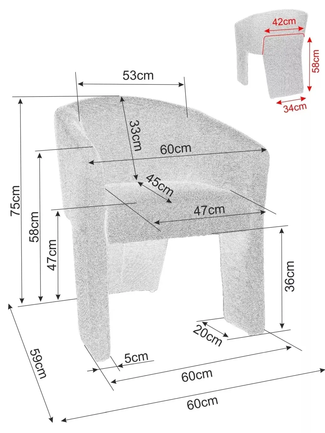 Fotoliu Signal Nelly Brego 34 (Beige)