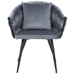 Fotoliu Signal Nuvo Velvet (Black/Gray) Thumb