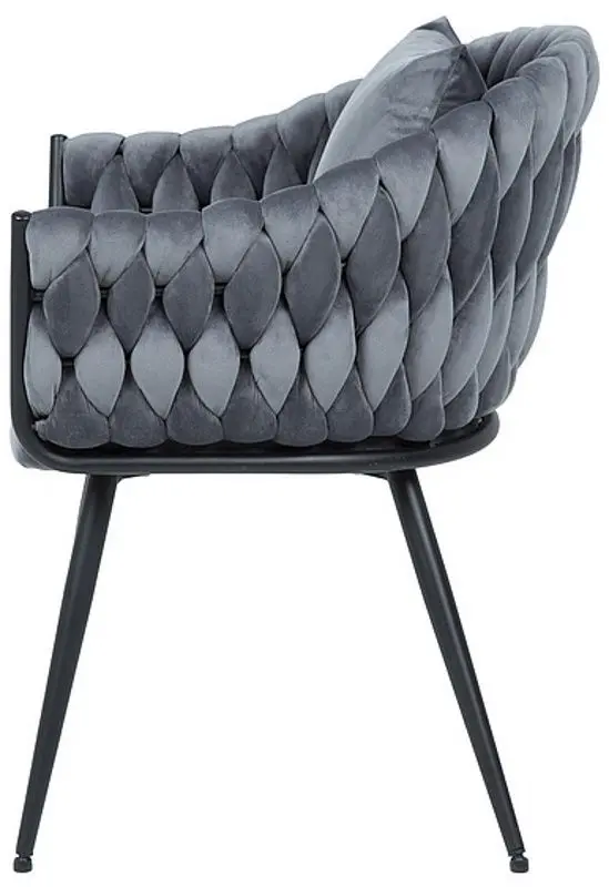 Fotoliu Signal Nuvo Velvet (Black/Gray)