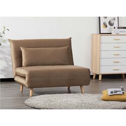 Кресло Signal Spike Velvet (Beige/Beech) Thumb