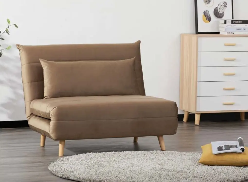 Кресло Signal Spike Velvet (Beige/Beech) - 4