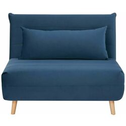 Кресло Signal Spike Velvet (Navy Blue/Beech) Thumb