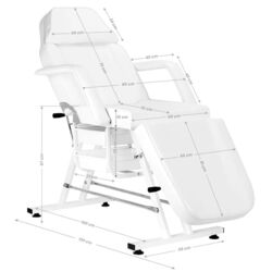 Fotoliu cosmetologic Sillon 133199 (White) Thumb