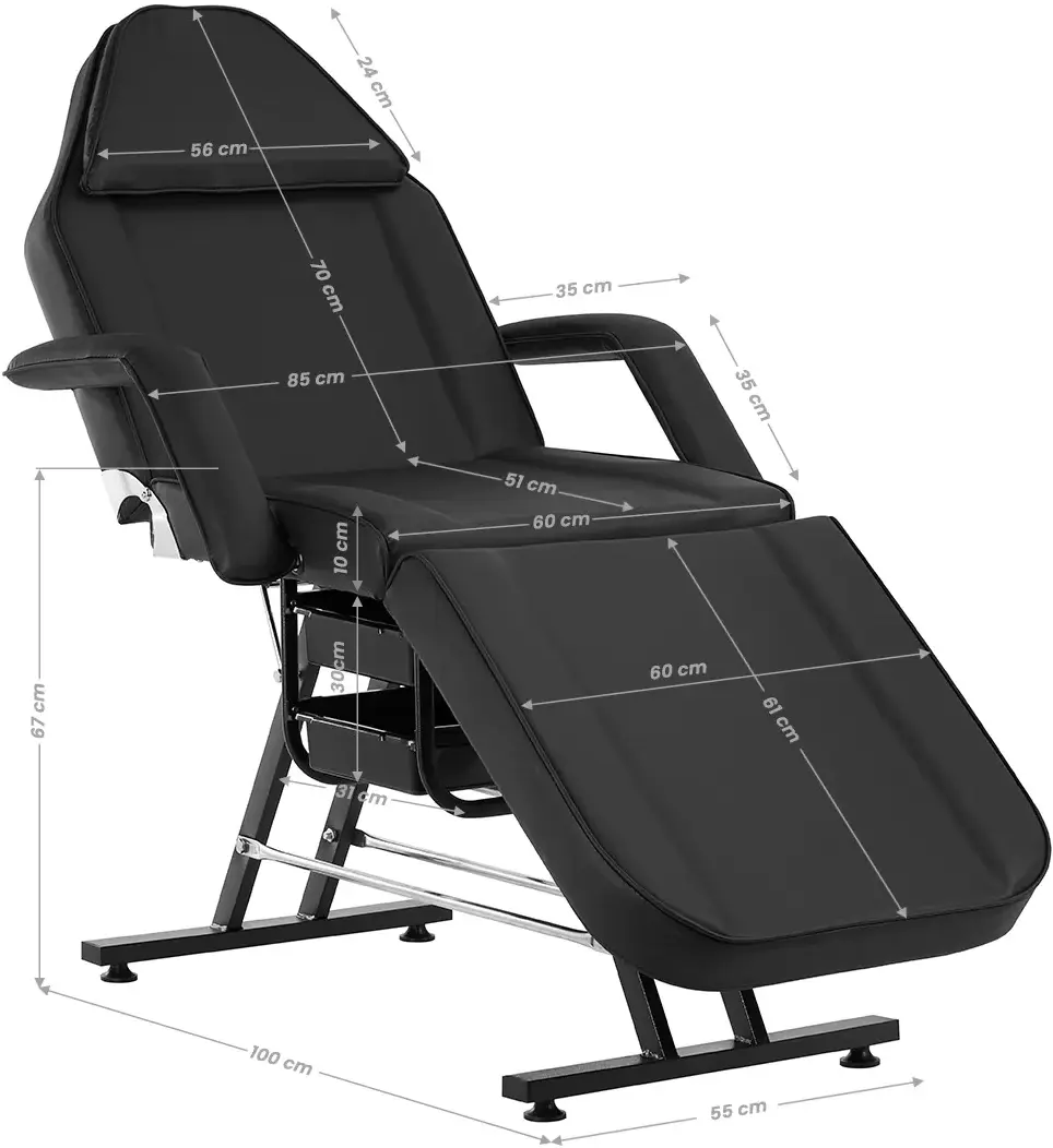 Fotoliu cosmetologic Sillon 147188 (Black)