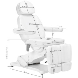 Fotoliu cosmetologic Sillon Classic 2 148288 (white -pinkish) Thumb