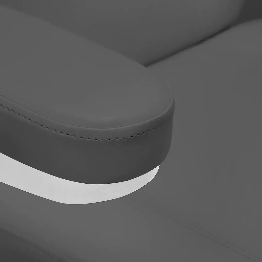 Fotoliu cosmetologic Sillon Classic 2 (Grey/White)