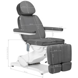 Fotoliu cosmetologic Sillon Classic 3 148293 (Gray/White) Thumb