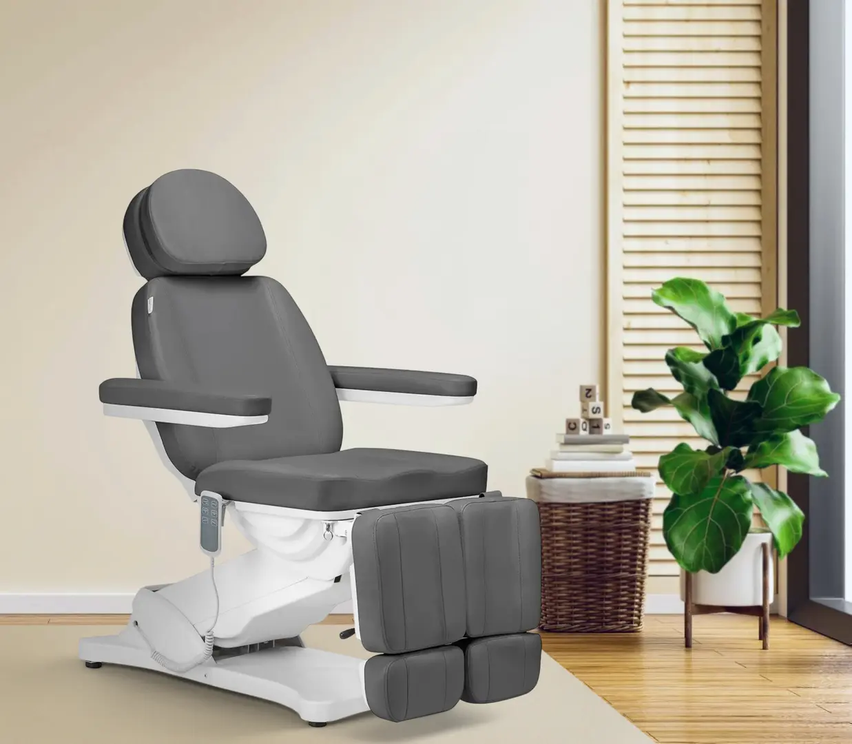 Fotoliu cosmetologic Sillon Classic 3 148293 (Gray/White)