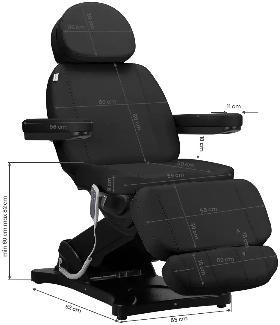 Fotoliu cosmetologic Sillon Classic 3 150220 (Black)