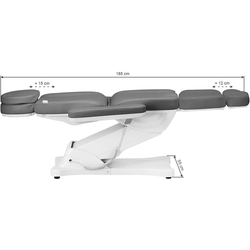 Fotoliu cosmetologic Sillon Classic 3 (Grey/White) Thumb