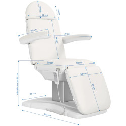 Fotoliu cosmetologic Sillon Eclipse 153286 (White) Thumb