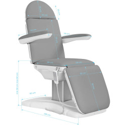 Кресло косметологическое Sillon Eclipse 153288 (Gray/White) Thumb