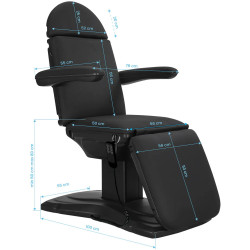 Fotoliu cosmetologic Sillon Eclipse 3 153287 (Black) Thumb