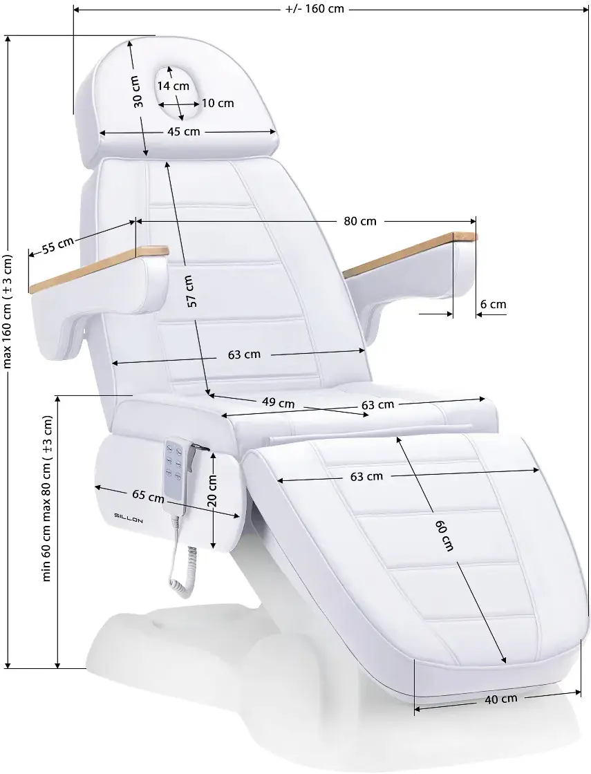 Кресло косметологическое Sillon Lux 273B 3 155418 (White)