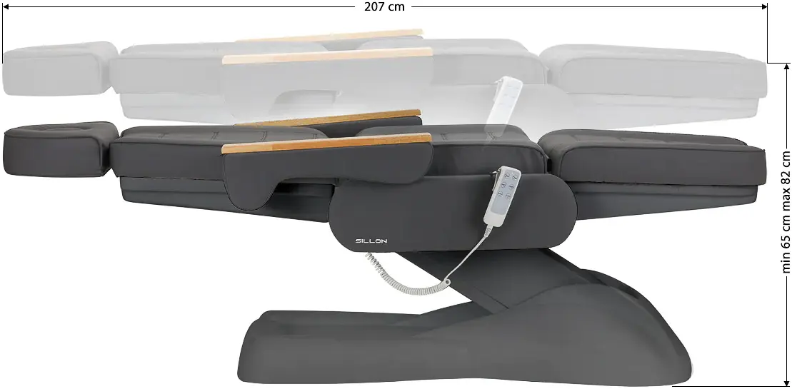 Fotoliu cosmetologic Sillon Lux 273B 3 (Dark Grey)