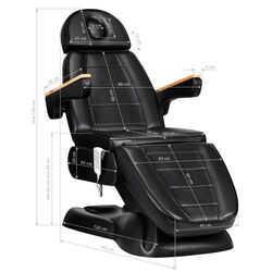 Fotoliu cosmetologic Sillon Lux 273B + taburet Sillon 304 (Black) Thumb