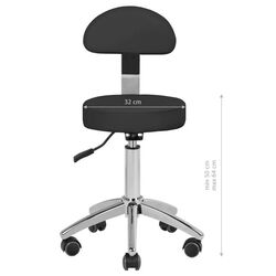 Fotoliu cosmetologic Sillon Lux 273B + taburet Sillon 304 (Black) Thumb