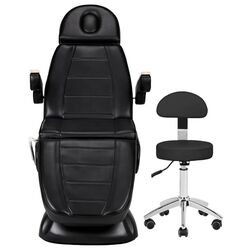 Fotoliu cosmetologic Sillon Lux 273B + taburet Sillon 304 (Black) Thumb