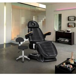 Fotoliu cosmetologic Sillon Lux 273B + taburet Sillon 304 (Black)